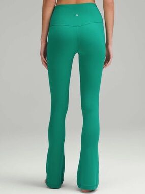 Lululemon Align High Rise Mini Flare Pant Extra Short Cascadia Green Size 6